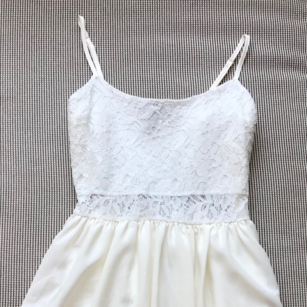 White Floral Dress